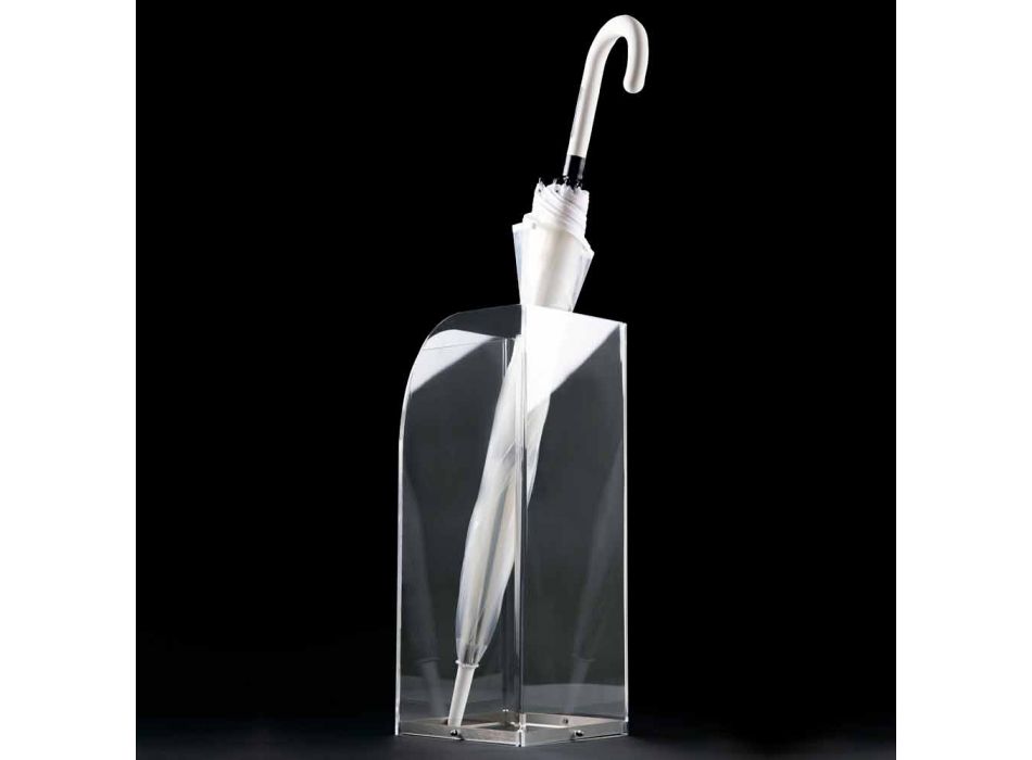 Suporte Guarda-chuva de Design Original e Moderno em Plexiglass Transparente - Pálio Viadurini