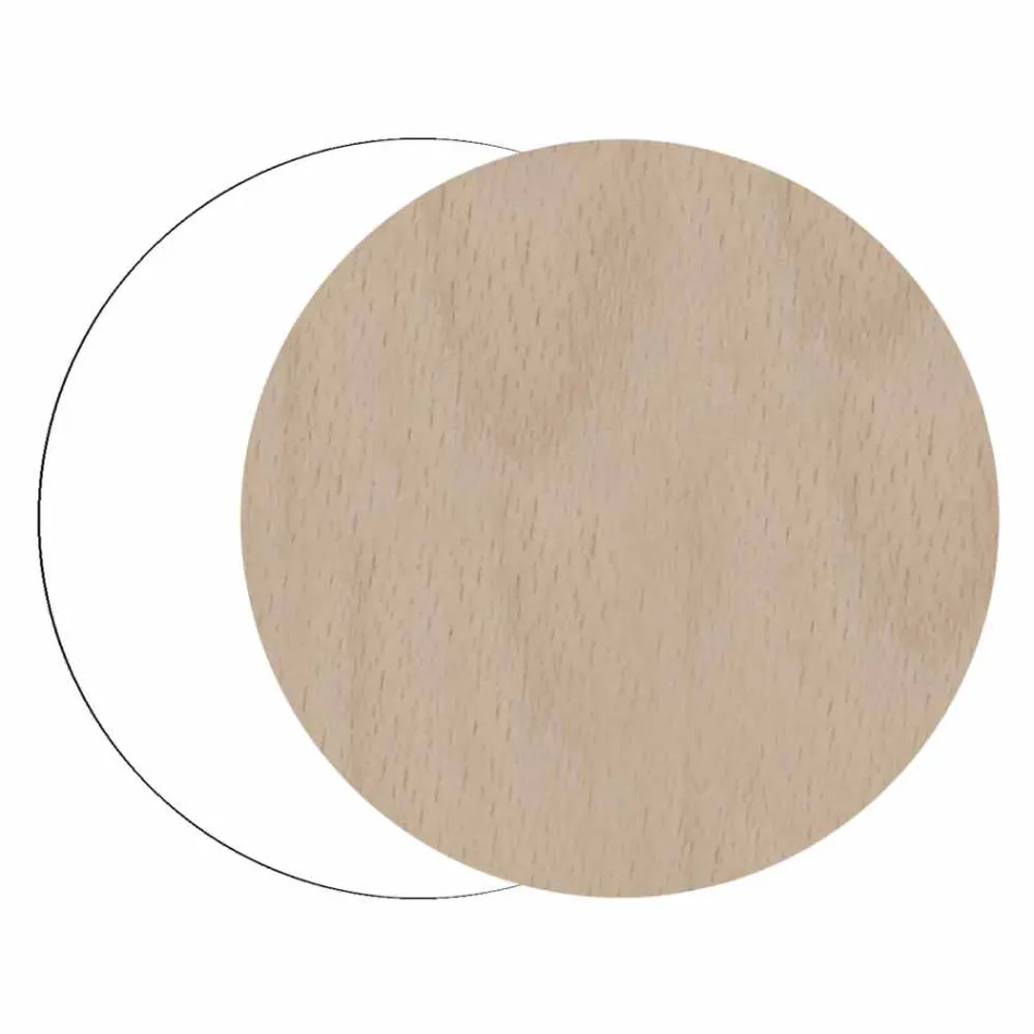 Porta-guarda-chuva de design retangular elegante e moderno em madeira decorada - Dekoro Viadurini