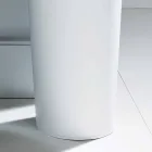 Guarda-chuva em couro regenerado de design artesanal Pluvia Viadurini