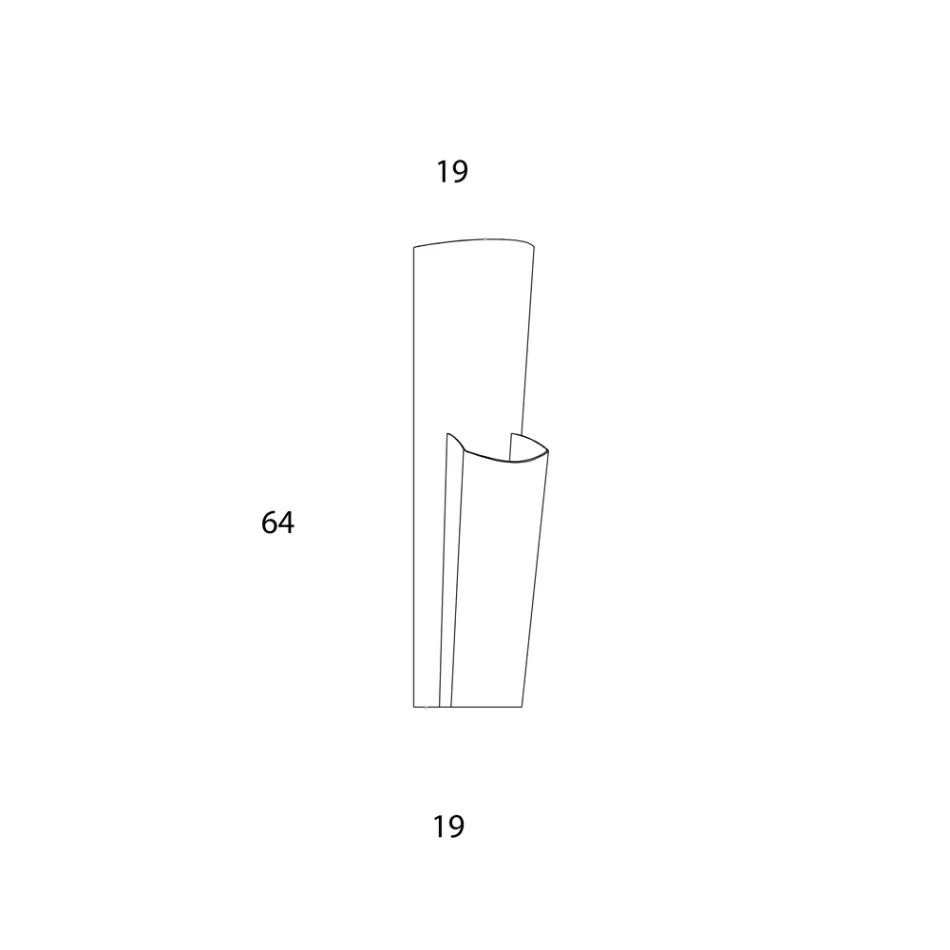 Suporte para guarda-chuva em chapa pintada de ouro e bronze Fabricado na Itália - Azalea Viadurini