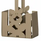 Suporte de talheres de mesa moderno em ferro branco, bege ou marfim fabricado na Itália - Laida Viadurini