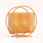 Porta-revistas em aço redondo com design feito na Itália - Concha Viadurini