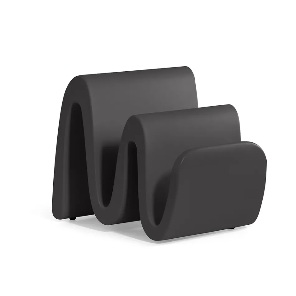 Porta-revistas moderno em polietileno colorido fabricado na Itália - Munoz Viadurini