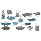 Suporte para rolos de cozinha de design moderno em ferro fabricado na Itália - Marken Viadurini