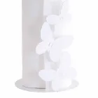 Suporte para rolo de cozinha moderno em ferro branco, bege ou marfim fabricado na Itália - Leiden Viadurini