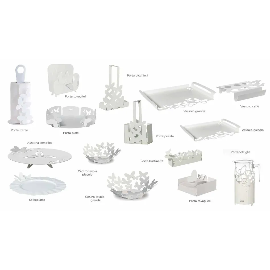 Suporte para rolos de cozinha artesanal moderno em ferro, fabricado na Itália - Leiden Viadurini