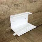 Porta-escovas de dente para banheiro em branco Corian Design Quality Made in Italy - Elono Viadurini