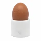 Taça de ovo de design em mármore de Carrara branco fabricado na Itália, 2 peças - Picca Viadurini