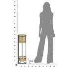 Suporte para panela dupla de ferro redondo de design moderno - Addie Viadurini