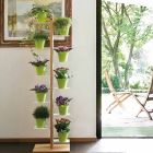 Zia Flora suporte de vaso de coluna vertical moderno feito na Itália Viadurini