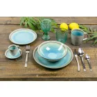 Conjunto de talheres design 24 peças em aço com efeito tartaruga - Rock Viadurini