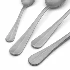 Talheres de aço com design luxuoso vintage colorido efeito 24 peças - Tigger Viadurini