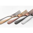 Talheres de aço com design luxuoso vintage colorido efeito 24 peças - Tigger Viadurini