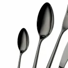 Talheres de luxo de aço inoxidável polido ou colorido com jato de areia 24 peças - Lapis Viadurini