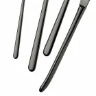 Talheres de luxo de aço inoxidável polido ou colorido com jato de areia 24 peças - Lapis Viadurini