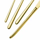 Talheres de luxo de aço inoxidável polido ou colorido com jato de areia 24 peças - Lapis Viadurini