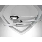 Talheres de luxo de aço inoxidável polido ou colorido com jato de areia 24 peças - Lapis Viadurini