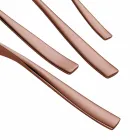 Talheres de 24 peças de design luxuoso em aço jateado ou colorido polido - tímido Viadurini