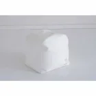 Pouf Cloud Trona design em imitação de couro branco náutico fabricado na Itália Viadurini