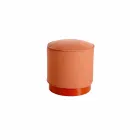 Pufe para exterior, em polietileno e tecido ou couro - Mara Slide Viadurini