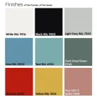 Pufe de jardim acolchoado e coberto em tecido fabricado na Itália - Manteiga Viadurini