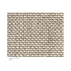 Pufe de jardim acolchoado e coberto em tecido fabricado na Itália - Manteiga Viadurini