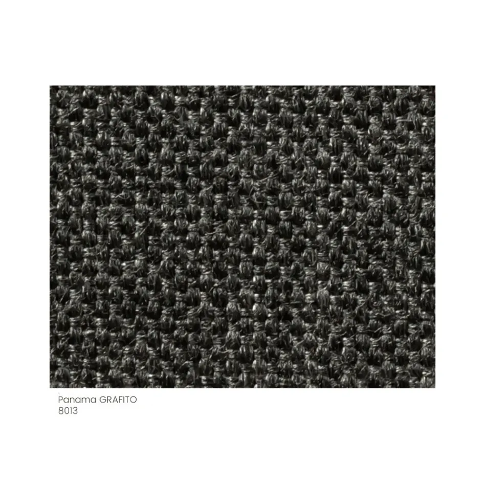 Pufe de jardim acolchoado e coberto em tecido fabricado na Itália - Manteiga Viadurini