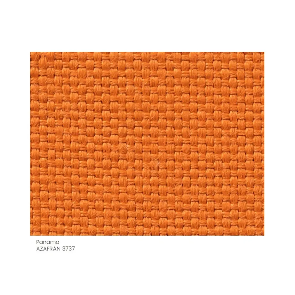 Pufe de jardim acolchoado e coberto em tecido fabricado na Itália - Manteiga Viadurini