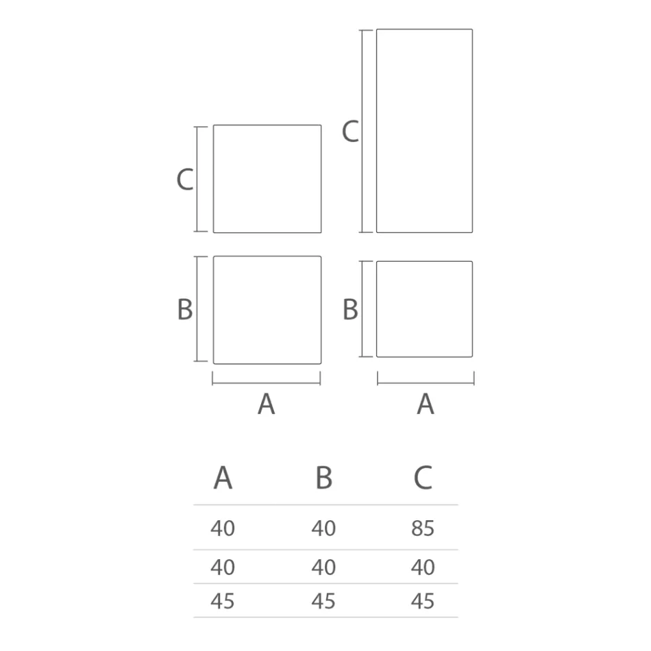 Pufe de Jardim em Polietileno 8 Acabamentos Feito na Itália - Viky Viadurini