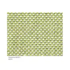 Pufe de jardim de tecido com pés de metal feito na Itália - Manteiga Viadurini