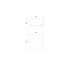 Pufe de jardim de tecido com pés de metal feito na Itália - Manteiga Viadurini