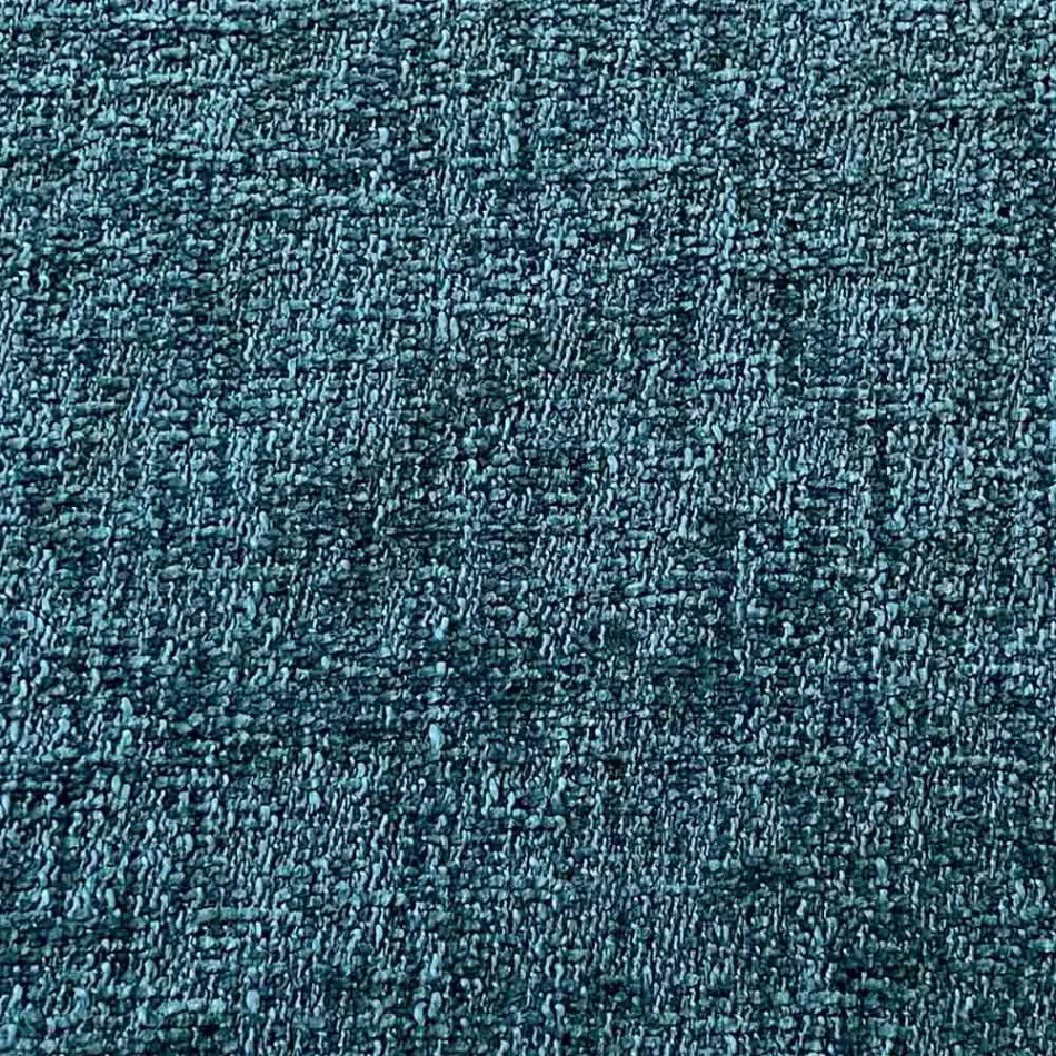 Pufe Otomano Redondo para Sala em Chenille Colorido 3 Tamanhos - Evelyne Viadurini