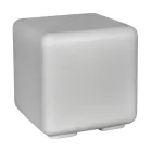 Pufe Mesa de Centro de Jardim em Polietileno Colorido Feito na Itália - Cores Viadurini