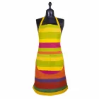 Avental artesanal de cânhamo pintado à mão precioso fabricado na Itália - Marcas Viadurini