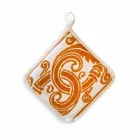 Pegas de arte italiana em linho puro com peça única de impressão manual - Marcas Viadurini