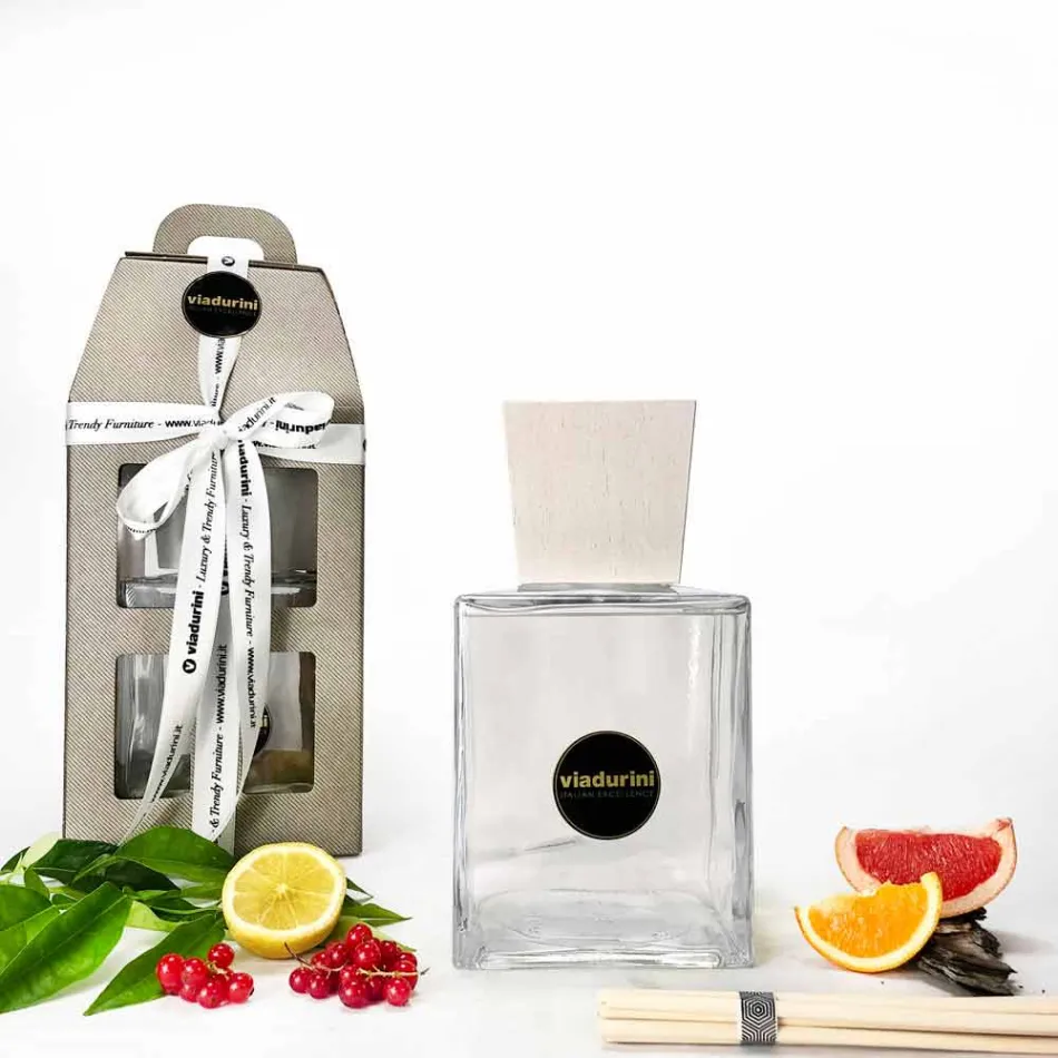 Home Fragrância Algodão e Cânhamo 2,5L com Paus - Acquadipositano Viadurini