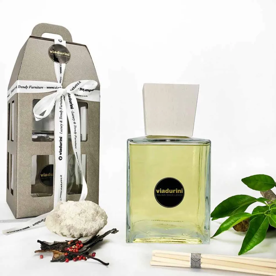 Amber Fragrance Purificador de Ar Doméstico 2,5 Lt com Sticks - Sassidimatera Viadurini