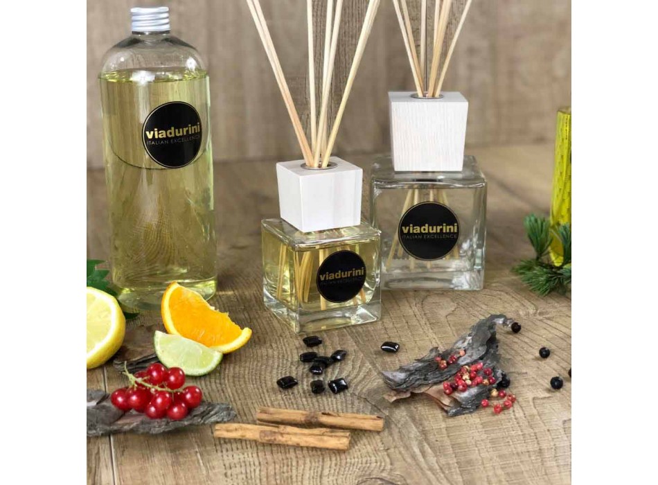 Amber Fragrance Home Air Ambiental 200 ml com Sticks - Sassidimatera Viadurini