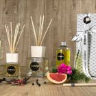 Amber Fragrance Aromatizante doméstico 500 ml com Sticks - Sassidimatera Viadurini