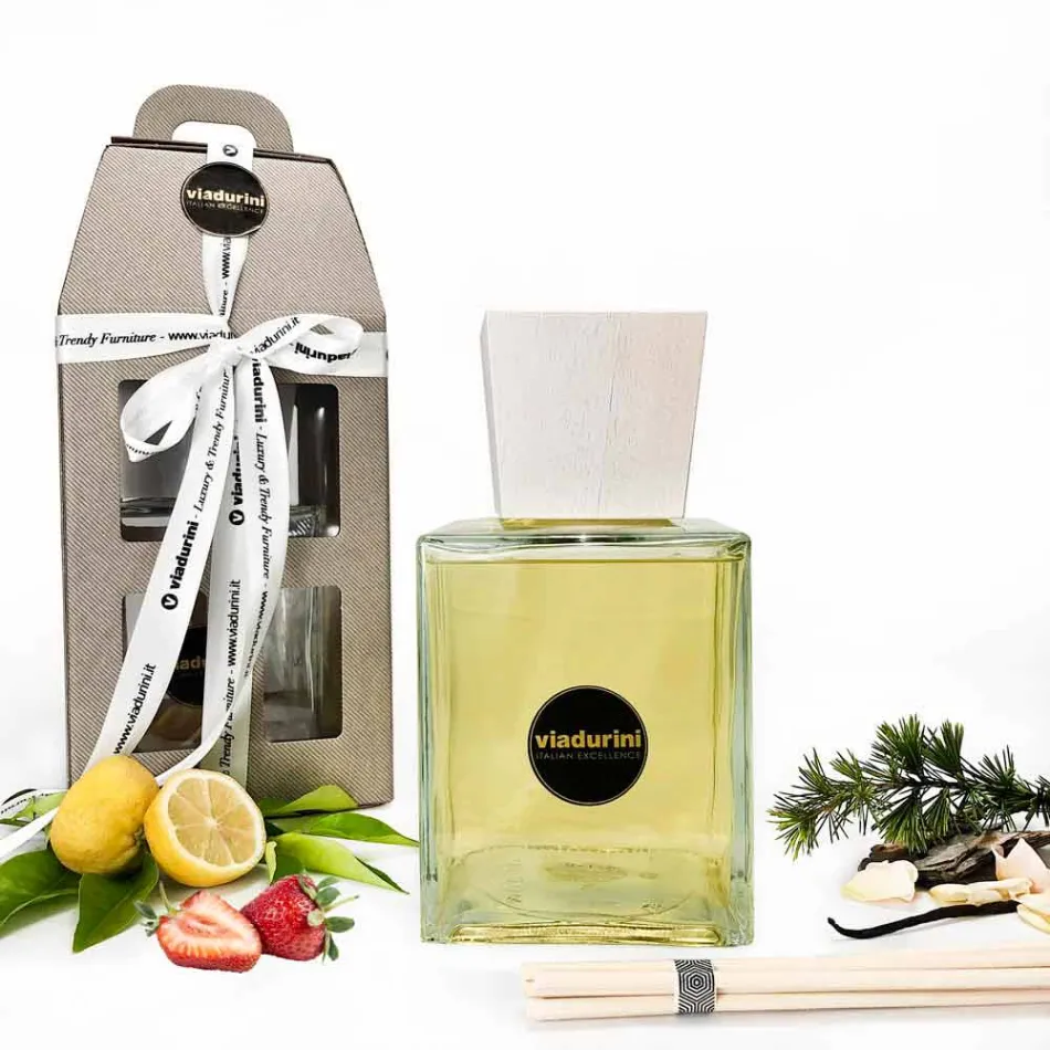 Rosa Marittima Home Fragrance 2,5 Lt com Sticks - Rosadiamalfi Viadurini