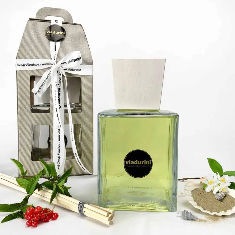 Fragrância de Vanilla e Mou Ambient 2,5 litros com palitos - Sabbiedelsalento Viadurini