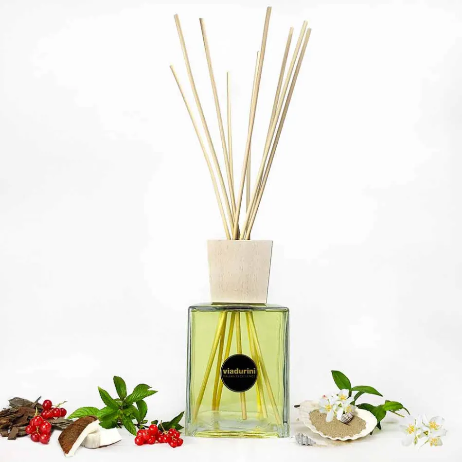 Fragrância de Vanilla e Mou Ambient 2,5 litros com palitos - Sabbiedelsalento Viadurini