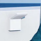 Candeeiro de parede LED de 18 W em alumínio branco ou preto - Nerea Viadurini