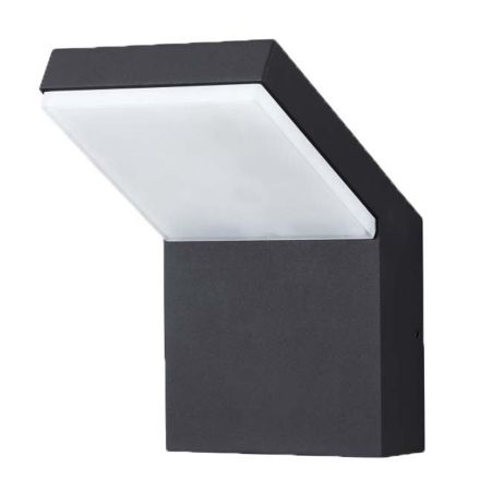 Candeeiro de parede LED de 18 W em alumínio branco ou preto - Nerea Viadurini