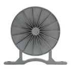 Refletor LED externo 5W em acabamento cinza alumínio - Dayane Viadurini