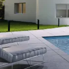 Refletor LED externo em alumínio branco ou preto - jardim Viadurini