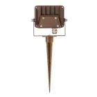 Projetor de luz LED para exterior de alumínio Corten de 4 peças - azul claro Viadurini