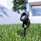 Projetor LED embutido em alumínio Matt Black 4 peças - Obrina Viadurini