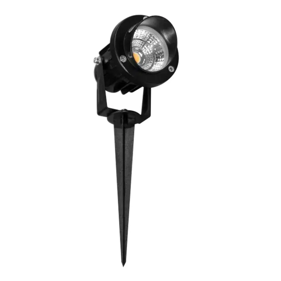 Projetor LED embutido em alumínio Matt Black 4 peças - Obrina Viadurini