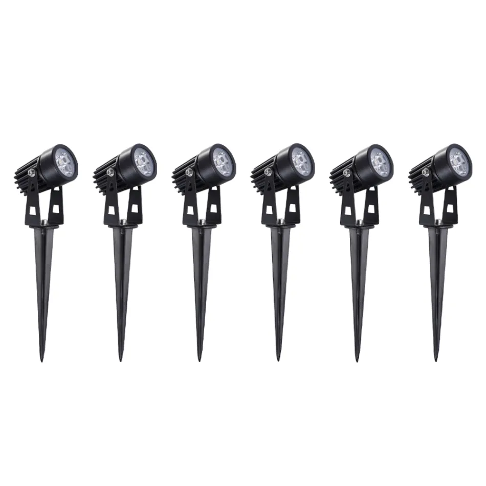 Refletor redondo de alumínio de 6 peças com projetor LED externo - Erio Viadurini